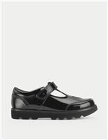 Patent Riptape School Shoes (9 Small - 3 Large)