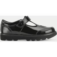 Start-Rite Patent Riptape School Shoes (9 Small - 3 Large) Black