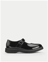 Patent School Shoes (12 Small - 9 Large)