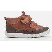 Start-Rite Kids' Leather Riptape Trainers (4 Small-8 Small) Brown Mix
