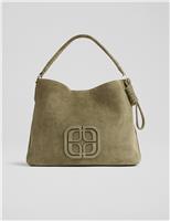 Leather Hobo Shoulder Bag