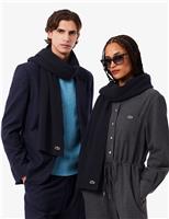 Pure Wool Ribbed Scarf