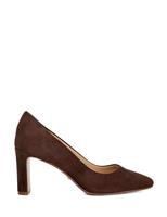 Dune London Wide Fit Leather Court Shoes Black
