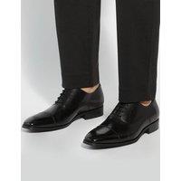 Dune London Wide Fit Leather Oxford Shoes Black