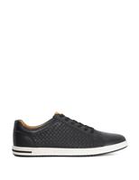 Dune London Woven Lace Up Trainers Black