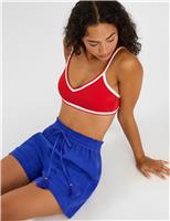 Pure Cotton Crinkle Texture Casual Shorts