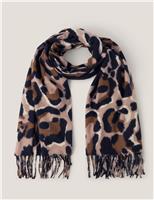 Knitted Animal Tassel Scarf