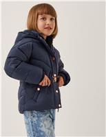 Belted Puffer Jacket (3-13 Yrs)