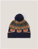 Kids Fox Winter Hat (3-10 Yrs)