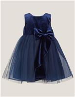 Velvet Party Dress (0-3 Yrs)