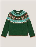 Fox Fair Isle Jumper (18 Mths - 12 Yrs)