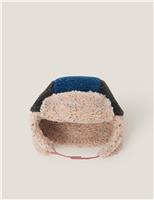 Kids Borg Colour Block Trapper Hat (3-10 Yrs)