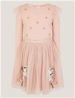 Embellished Tulle Party Dress (3-13 Yrs)
