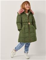 Hooded Belted Coat (3-15 Yrs)