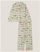 Cotton Blend Patterned Pyjamas (2-13 Yrs)