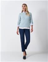 Merino Wool Rich Crew Neck Jumper