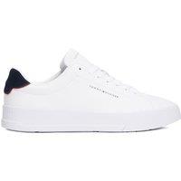 Tommy Hilfiger TH Court Leather Trainers White