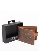 Jones Bootmaker Leather Bi-fold Wallet Black