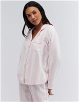 Cotton Rich Striped Pyjamas in a Bag