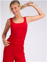 Heart Pointelle Vest Top Pyjama Set