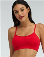 Cable Knit Seamless Bralette A-E