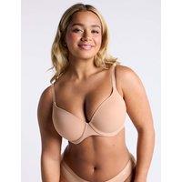 Boux Avenue Wired Plunge T-Shirt Bra (A-G) Beige