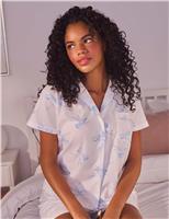 Bow Print Shortie Pyjamas in a Bag