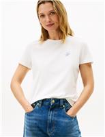 Tommy Hilfiger Cotton Rich T-Shirt Cream