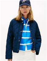 Padded Quilted Short Utility Jacket