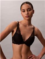 Sensual Stretch Lace Plunge Bra