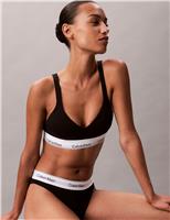 Calvin Klein Icon Cotton Modal Bralette Bright Pink