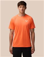 Geometric Print Crew Neck Training T-Shirt