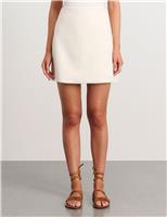 Pure Linen Mini Wrap Skirt