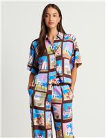 Printed Collared Shirt