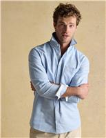 Regular Fit Pure Cotton Check Oxford Shirt