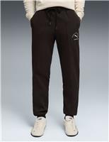 Puma Cotton Rich Joggers Black