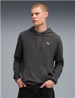 Puma Essentials Elevated Pure Cotton Hoodie Grey