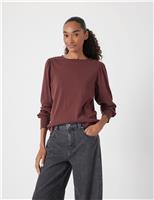 Jersey Puff Sleeve Top