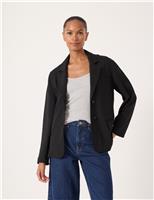 Ponte Relaxed Single Breasted Blazer