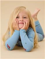 Cotton Blend Snowy Car Christmas Pyjamas (6 Months-6 Years)