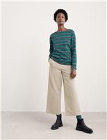 Pure Cotton Striped Top