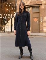 Denim Midaxi Shirt Dress