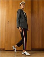 Side Stripe Tapered Trousers