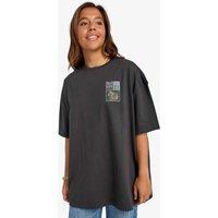 Billabong Pure Cotton Printed Oversized T-Shirt Black