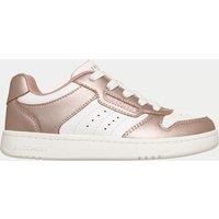 Skechers Kids' Quick Street Trainers (9.5 Small-4 Large) Golden Rose