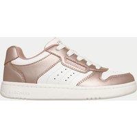 Skechers Kids' Quick Street Trainers (9.5 Small-4 Large) Golden Rose