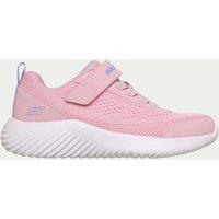 Skechers Kids' Bounder Riptape Trainers (9 Small-4 Large) Light Pink