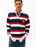 Crest Pure Cotton Striped Rugby Shirt