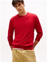 Essential Pure Cotton Crew Neck Jumper