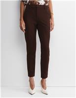 Cotton Rich Slim Fit Cropped Trousers